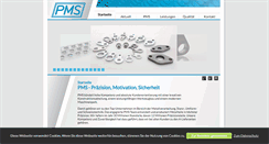 Desktop Screenshot of pms-gmbh.de