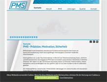 Tablet Screenshot of pms-gmbh.de